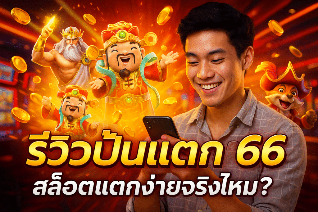 รีวิวปั่นแตก66 สล็อตแตกง่ายจริงไหม?