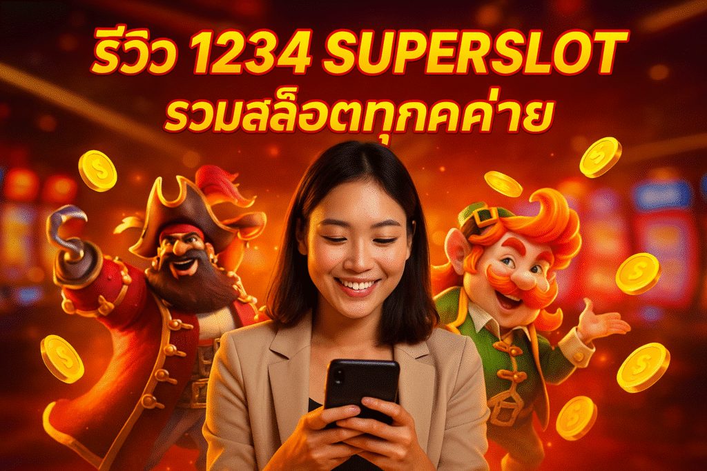 รีวิว 1234 SUPERSLOT รวมสล็อตทุกค่าย
