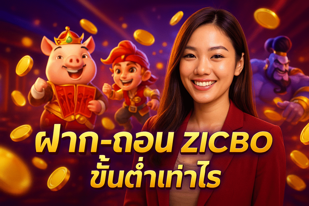 ฝาก-ถอน ZICBO ขั้นต่ำเท่าไร